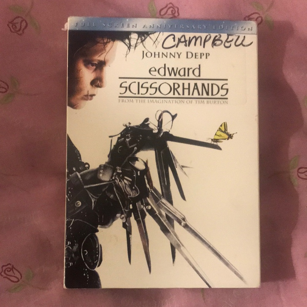 Edward Scissorhands DVD Full Screen Anniversary Edition